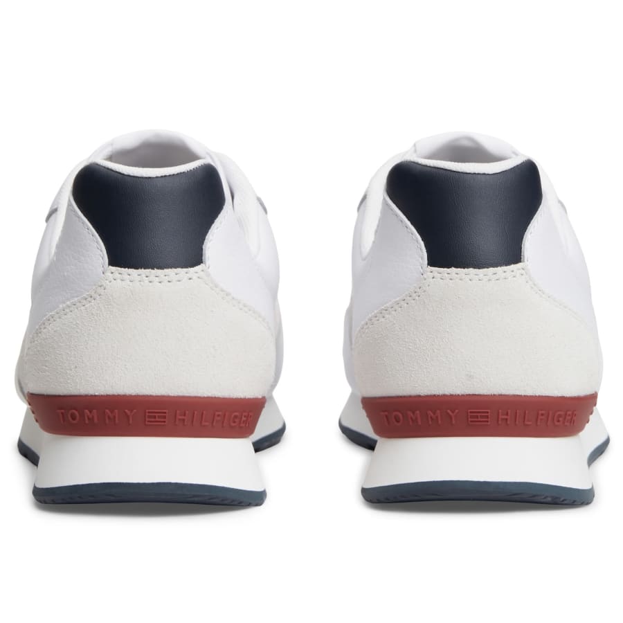 Tommy Hilfiger Core Leather Runner Trainer White | Mainline